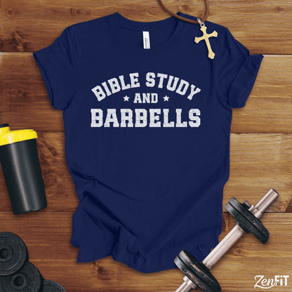 Bible Study and Barbells T-Shirt